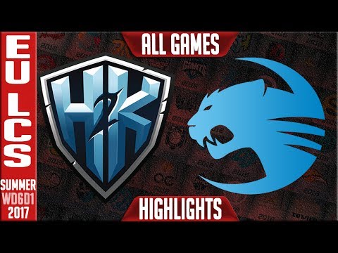 H2K vs ROC Highlights ALL GAMES | EU LCS Week 6 Summer 2017 | H2K vs Roccat