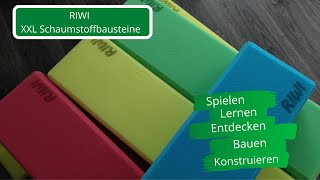XXL Schaumstoffbausteine von RIWI - Ein Kindertraum wird wahr! #Kinder #Spielzeug #Spielen