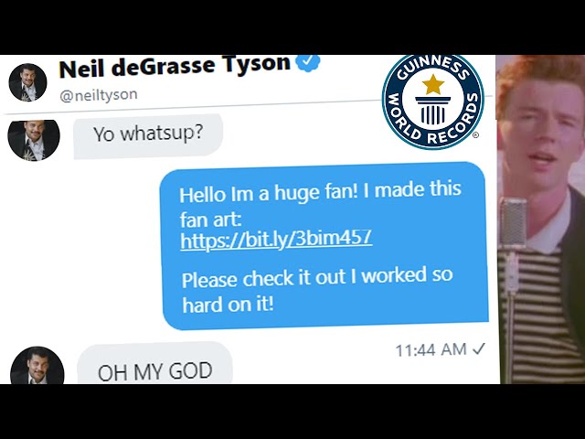 Youtuber Rickrolls Guinness World Record Youtuber Rickrolls Guinness World Record