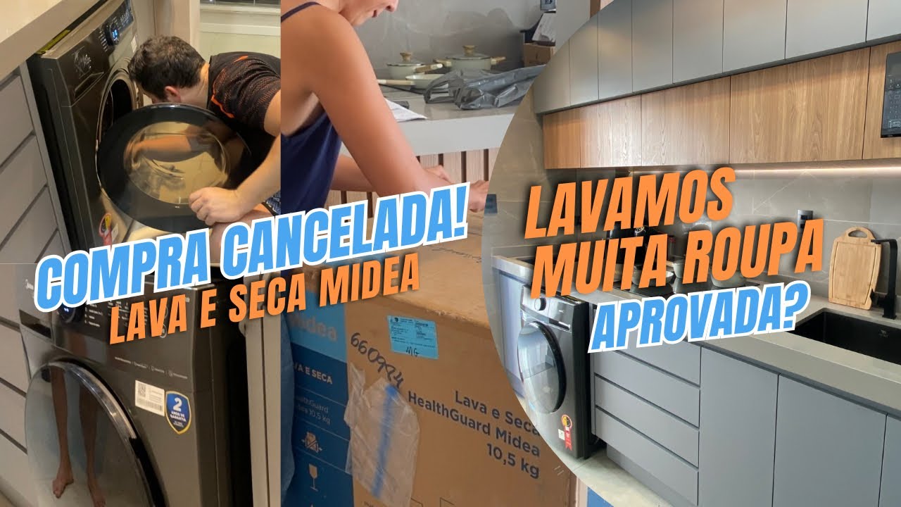 LAVA E SECA MIDEA HealthGuard. Achamos um preço incrível! Enfim Recebemos e Testamos!