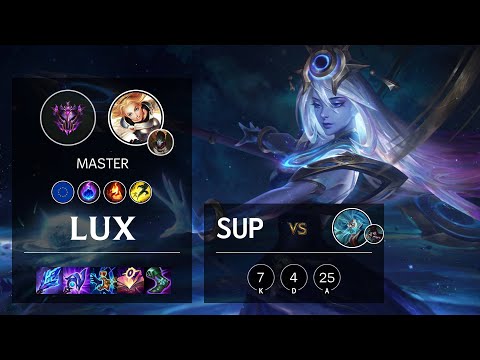 Lux Support vs Zilean - EUW Master Patch 11.24
