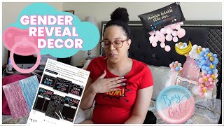 Gender Reveal Decor and Prep 2023 | Dollar Tree, Amazon, and Party City