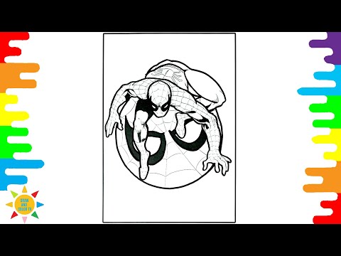 Spiderman Coloring Page|Spiderman Big Head Coloring Page|Laszlo - Imaginary Friends [NCS Release]