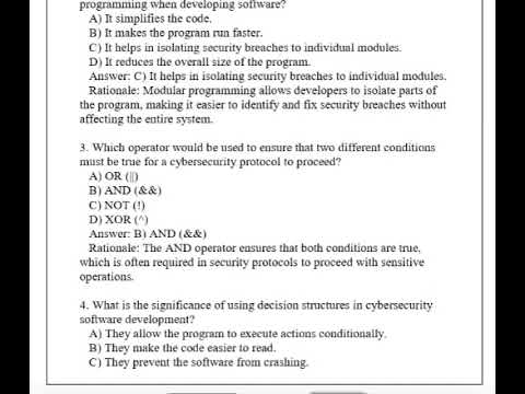 IS 122 Programming Logic Review Exam Q & A 2026 (Complete And Verified Study material) (20pages)