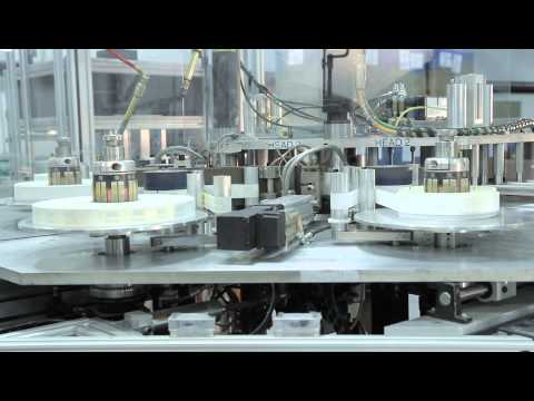 TZ120 running detergent caps. 150 lables a minute. Heat Transfer ( Therimage ) Video 2