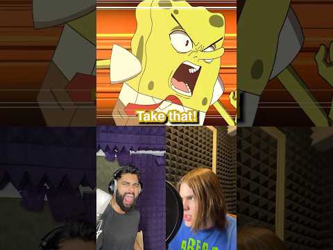 SpongeBob Anime Voice Acting!!! w/@Keyblade_Ali  #spongebob #shorts @Narmak
