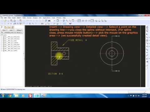 Detail view in proe  wildfire 4 0