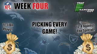 Week 4 NFL Picks! Best Bets, Upsets, Over/Unders & More!