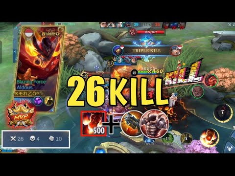 ALDOUS MID LANE NEW SEASON 2023 | BUILD ALDOUS ONE SHOT | BUILD ALDOUS AGRESIF KILLER | MLBB