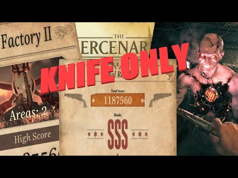 KNIFE BUILD SSS Rank Factory 2 (RE8 Mercenaries)!!