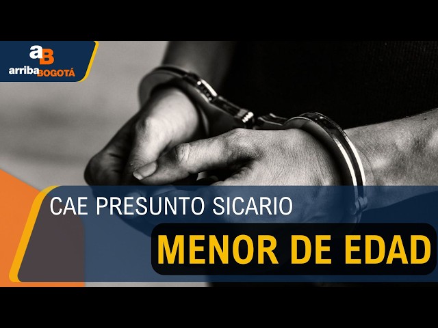 La Policía aprehendió a un menor de edad señalado de cometer sicariatos a sueldo en Bogotá