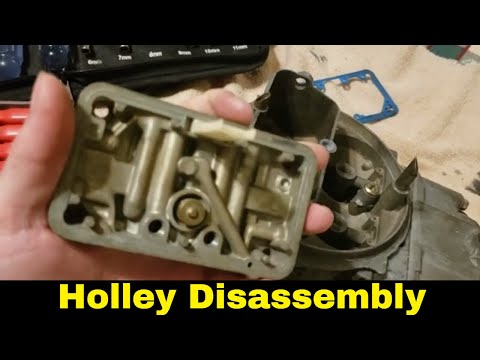 HOLLEY 650 CFM DOUBLE PUMPER FULL DISASSEMBLY