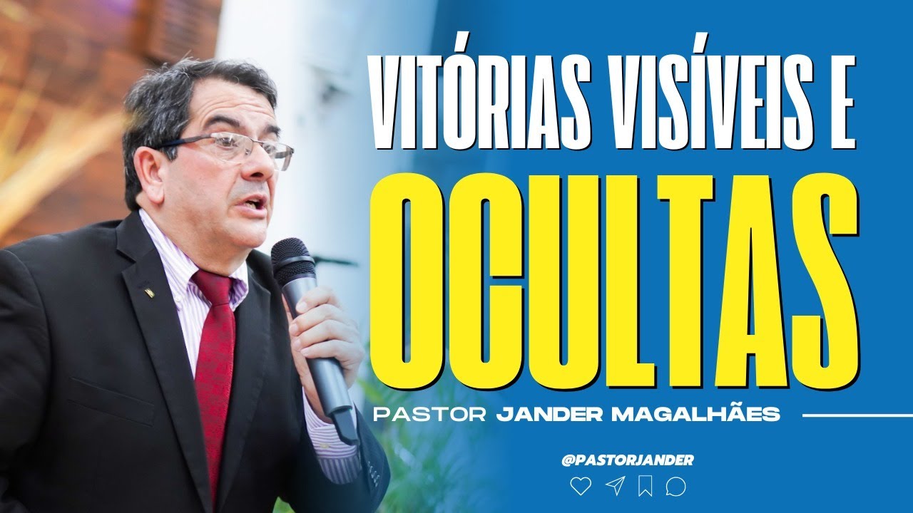 "VITÓRIAS VISÍVEIS E OCULTAS". Existem vitórias que acontecem em público, outras são no oculto!