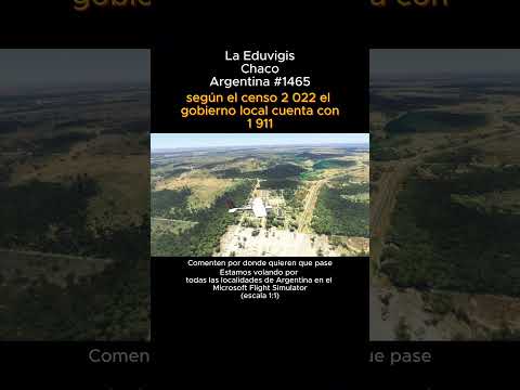 La Eduvigis, Chaco desde el Microsoft Flight Simulator #laeduvigis #chaco #msfs #argentina
