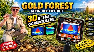 Görüntülü Gold Forest Altın Ayrımlı Define Dedektörü Paket İçeriği