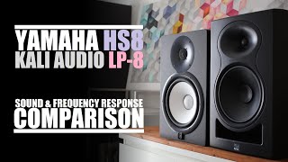 Video thumbnail for Yamaha HS8  vs  Kali Audio LP-8  ||  Sound & Frequency Response Comparison by DSAUDIO.review