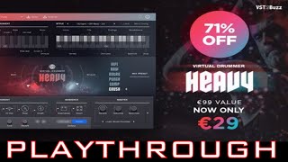 Video thumbnail for 71% off “Virtual Drummer HEAVY” by UJAM- PLAYTHROUGH by KRAZETV