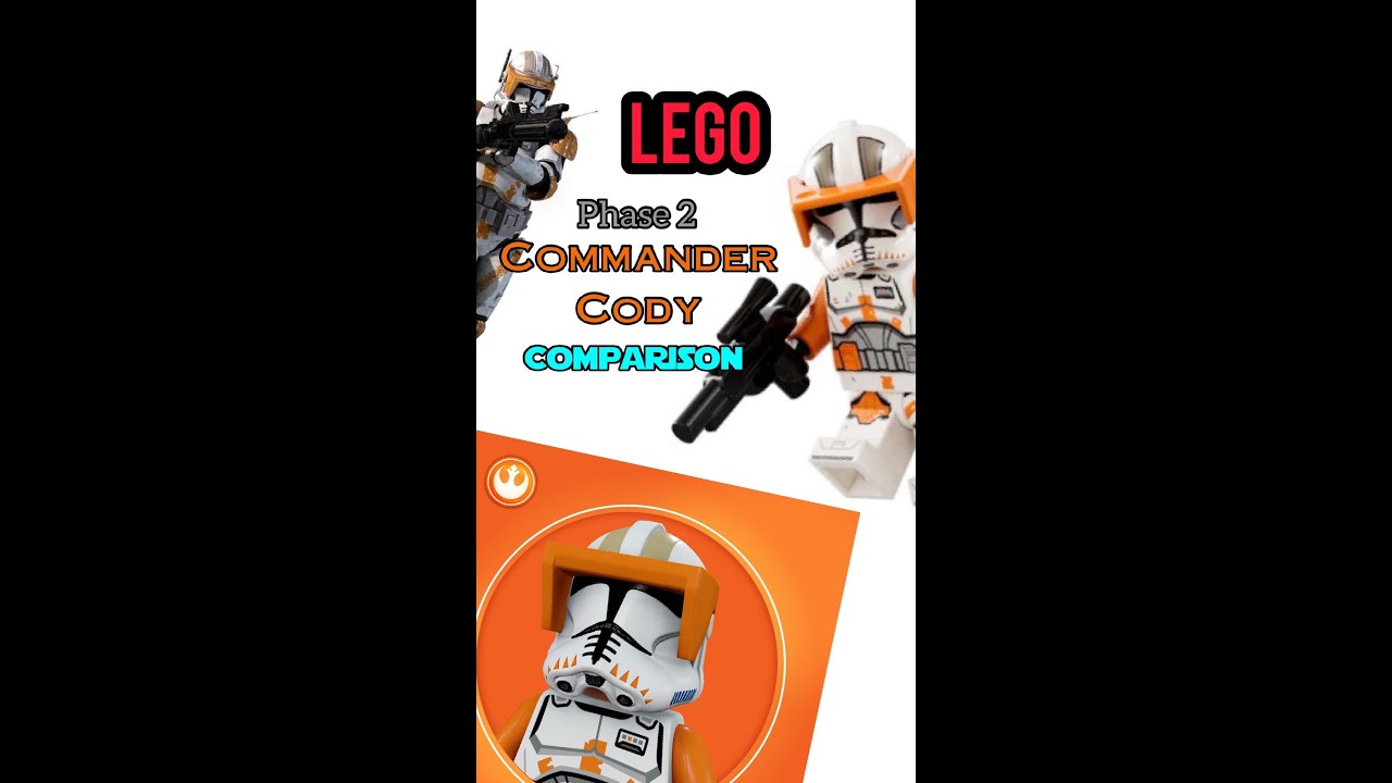 Watch video LEGO Phase II Commander Cody Minifigure Comparison! Now LEGO Phase II Commander Cody Minifigure Comparison!