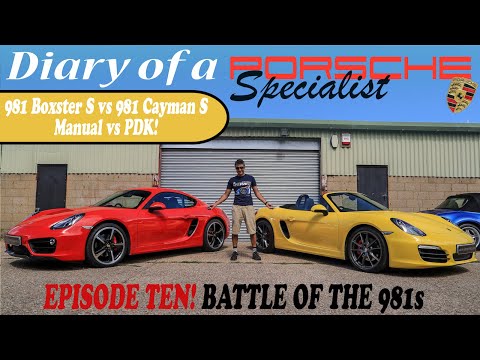 Thumbnail for Porsche 981 Boxster S vs Cayman S - Which is more Epic? Driving Review Ep.10 - Diary Specialist by Porsche 981, Porsche Boxster and Cayman (981), Porsche, video, Car, vide, video i, Porsche Boxster, Porsche Boxster and Cayman