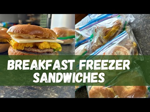 Stocking the Freezer With 5 Different Types of Breakfast Sandwiches!