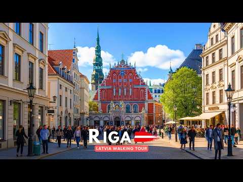 Riga Latvia Walking Tour 2025 - with Captions