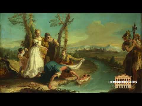 Gallery Paintings with Classical Music- The Finding of Moses HD