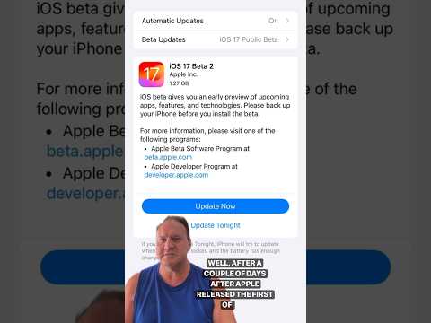 iOS 17 public beta 2 out #short