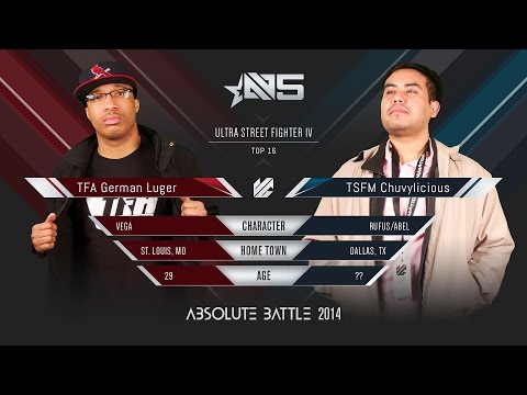 Absolute Battle 5 - USFIV - TFA German Luger vs TSFM Chuvylicious
