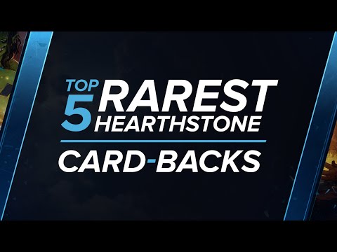 Kaldi's Top 5 Rarest Cardbacks in Hearthstone