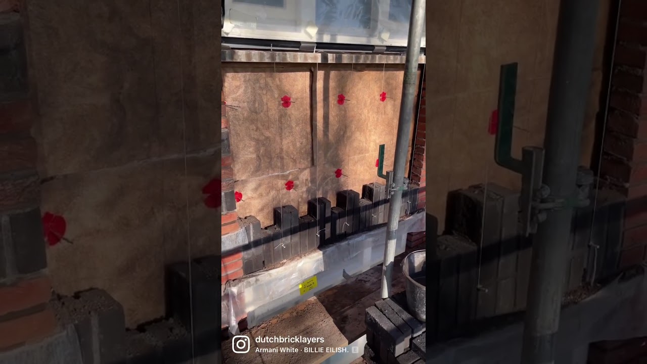 Amazing - brickwork #bricklaying #bricklayers #masonry #beforeandafter #asmr #construction #bricks