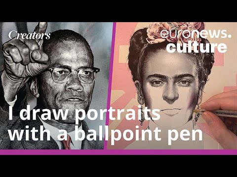 One man and his ballpoint pen: Meet the artist behind these stunning photorealistic portraits