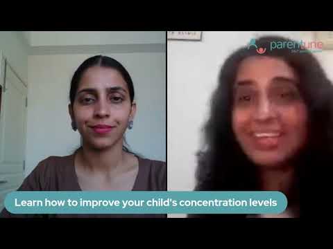 Youtube link image Therapist sharing her views on concentration and learning of children