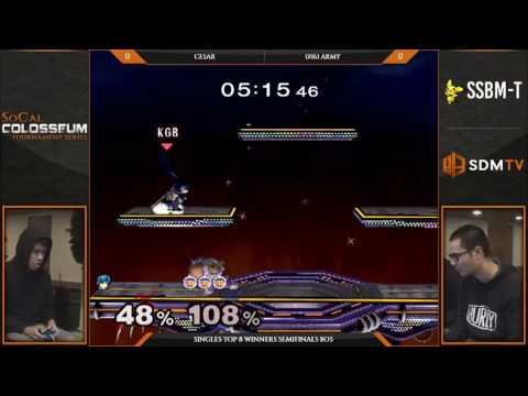 SC6 - Cesar (Marth) vs. Army (Ice Climbers) - SSBM