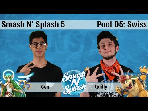 Smash N Splash 5: Ho3K | Gen (Palutena) vs Quilly (Bowser/Bowser Jr.)