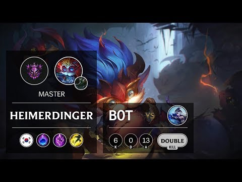 Heimerdinger Bot vs Ashe - KR Master Patch 9.15