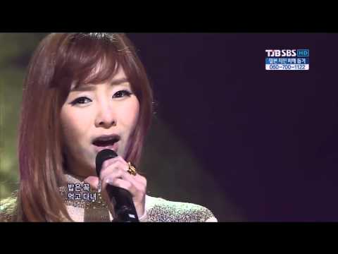 [HD][110327 SBS 인기가요] G.NA - 벌써 보고 싶어