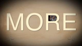Earnest Pugh - More of You typography lyric video
