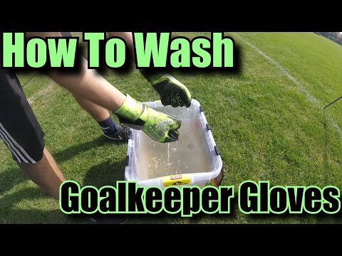 YouTube video about: Can you put goalkeeper gloves in the washing machine?