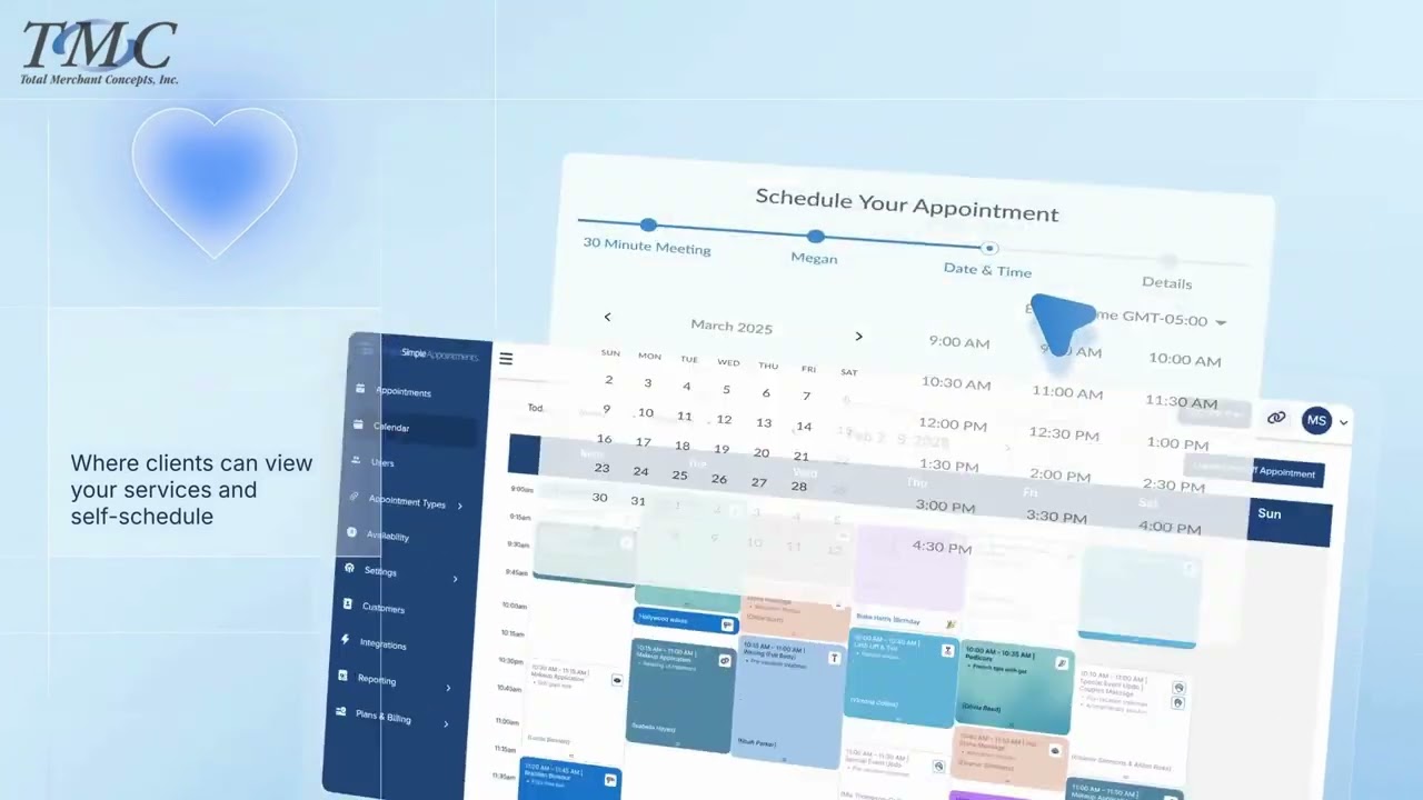 Swipe Simple Appointments With TMC