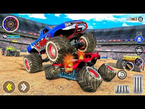 Monster Truck Demolition Derby 3D - Monster Truck Derby Stunts - Android GamePlay 