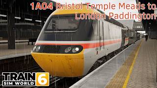 1A04 Bristol Temple Meads to London Paddington - Great Western Express - HST - Train Sim World 6