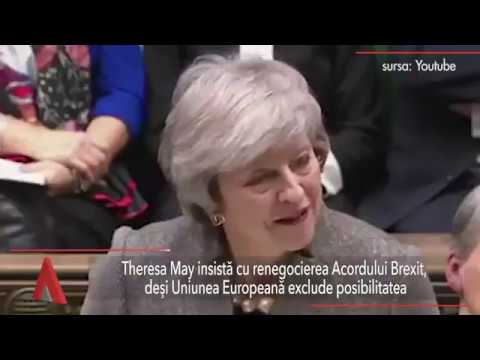 Stiri Mediafax 29 Ianuarie - Theresa May vrea renegocierea acordului pentru Brexit