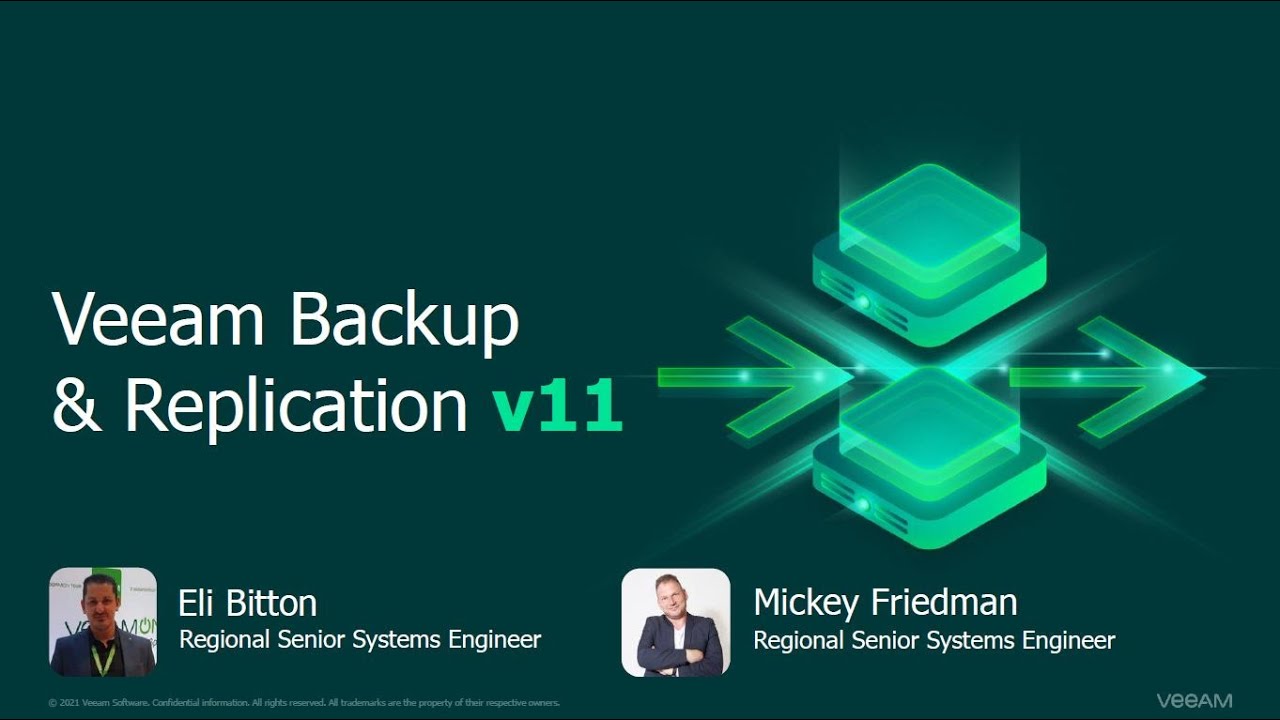 What’s NEW in Veeam Backup & Replication v11 (In Hebrew) video