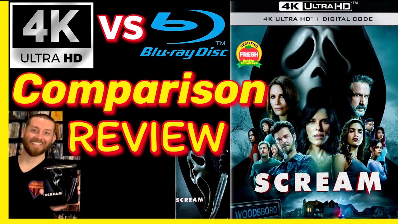 Scream 4K UHD Blu Ray Review with Exclusive 4K vs BluRay Image Comparisons & SteelBook Unboxing 2022