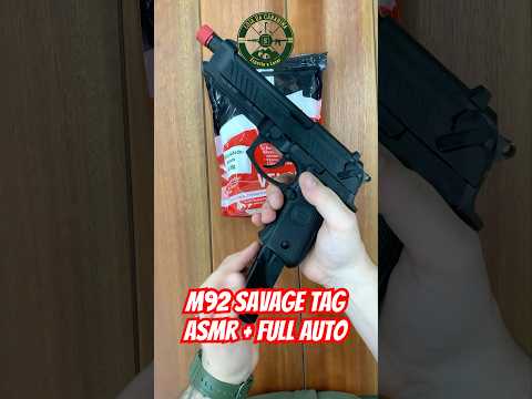 SAVAGE TAG ASMR + DISPAROS FULL AUTO #asmr