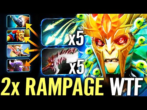 🔥 Medusa BASHER 5x Stun Target IS SO SICK — 2x RAMPAGE WTF Ultimate Winning Weapon Dota 2 Pro