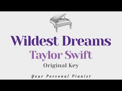 Wildest Dreams [Taylor's Version] (Original Key Karaoke) - Piano Instrumental Cover with Lyrics