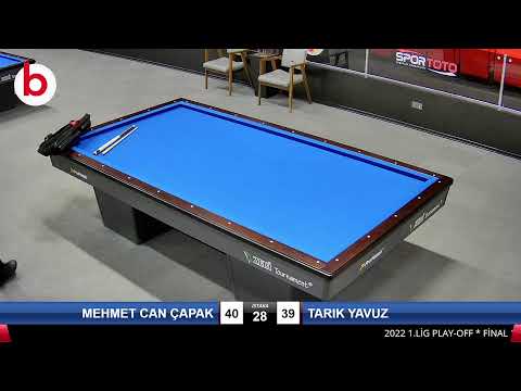 MEHMET CAN ÇAPAK & TARIK YAVUZ Bilardo Maçı - 2022 1.LİG PLAY-OFF-FİNAL 1/4