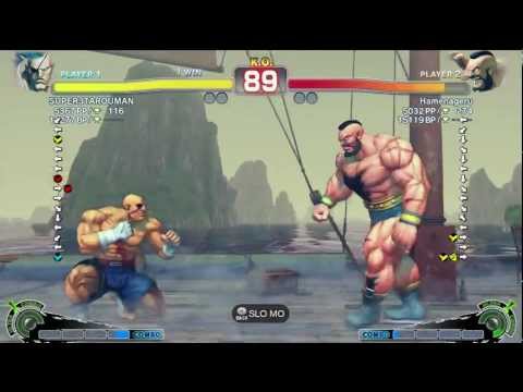 Super Santarouman (Sagat) vs Hamenageru (Zangief) - AE 2012 Match *720p*
