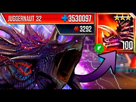 JUGGERNAUT 32 LEVEL 100 REACHED!! - Jurassic World The Game - *WORLD BOSS EVENT* HD